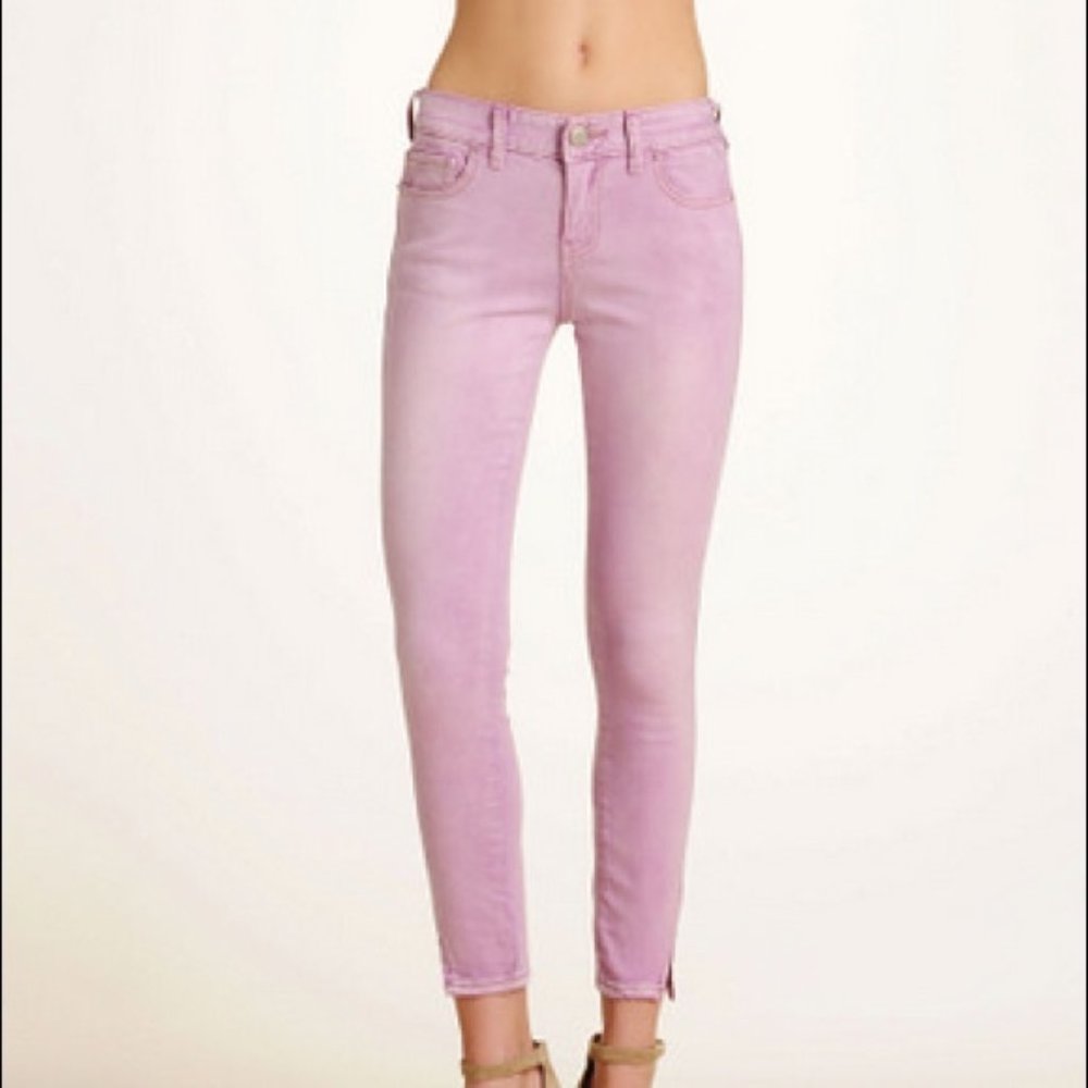 Free People Lilac Skinny Jeans Size 27